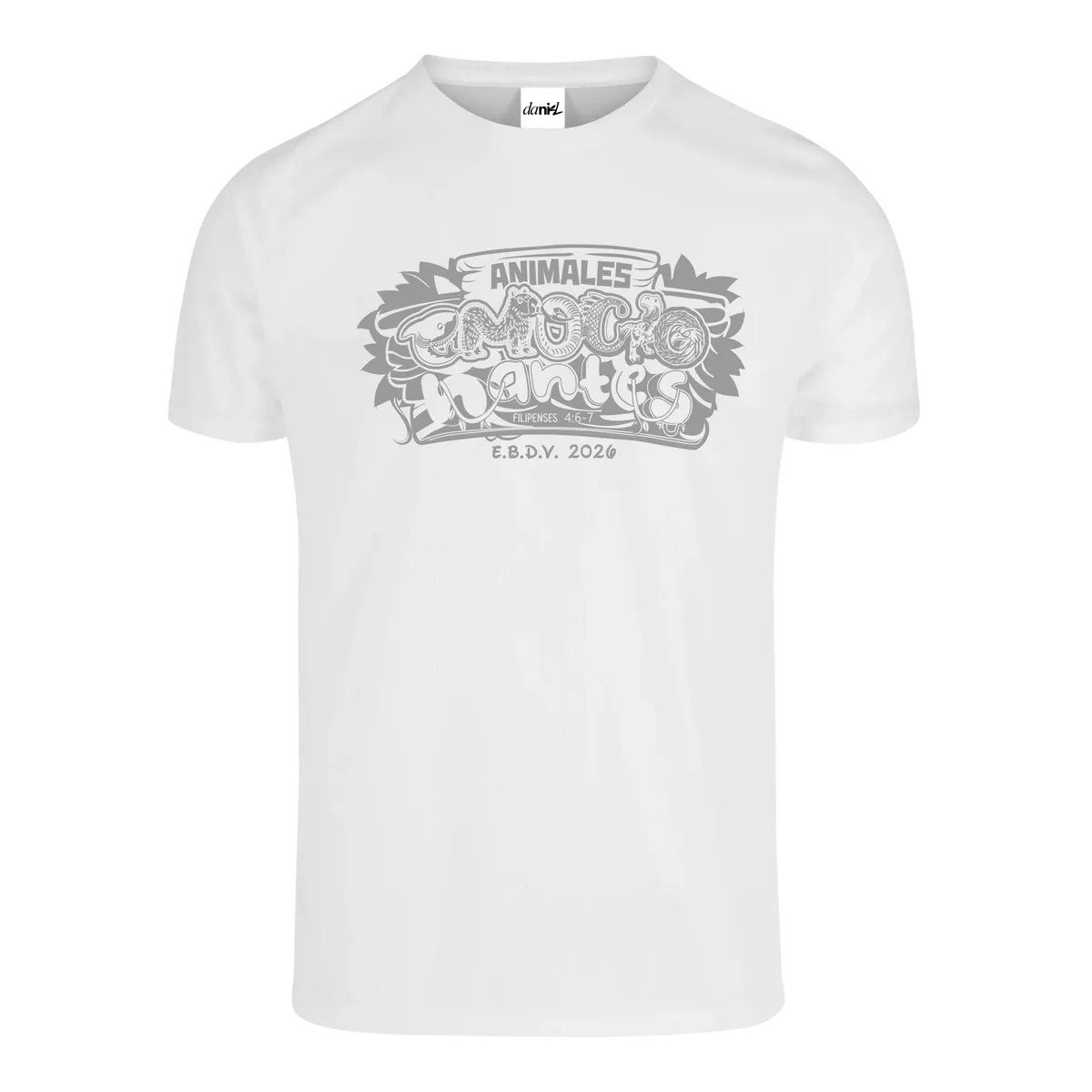 Playera Cuello Redondo — Blanco — Blanco