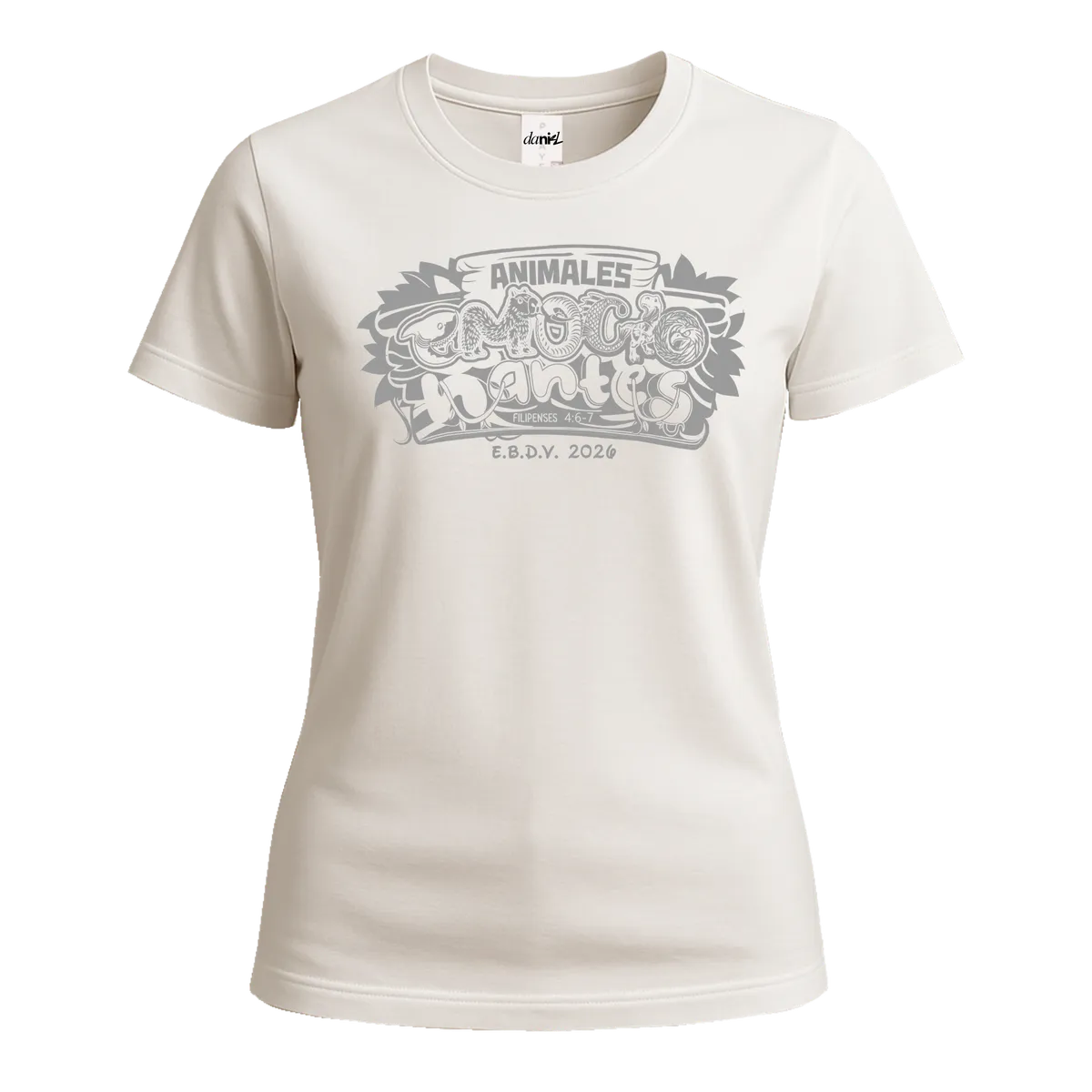 Playera Cuello Redondo — Blanco — Blanco