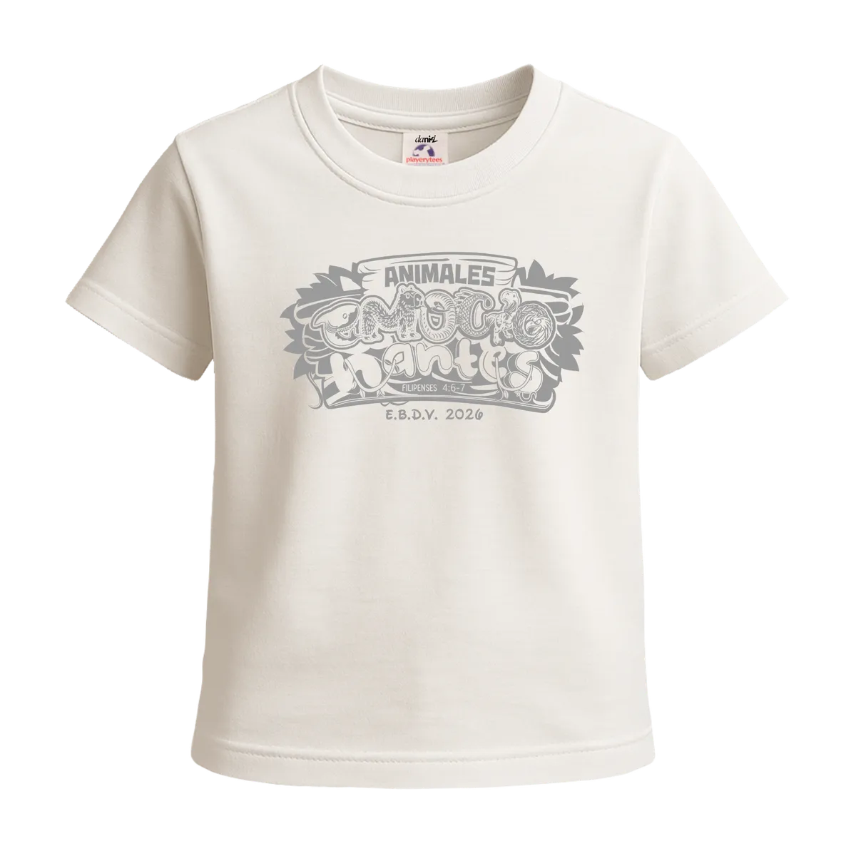 Playera Cuello Redondo — Blanco — Blanco